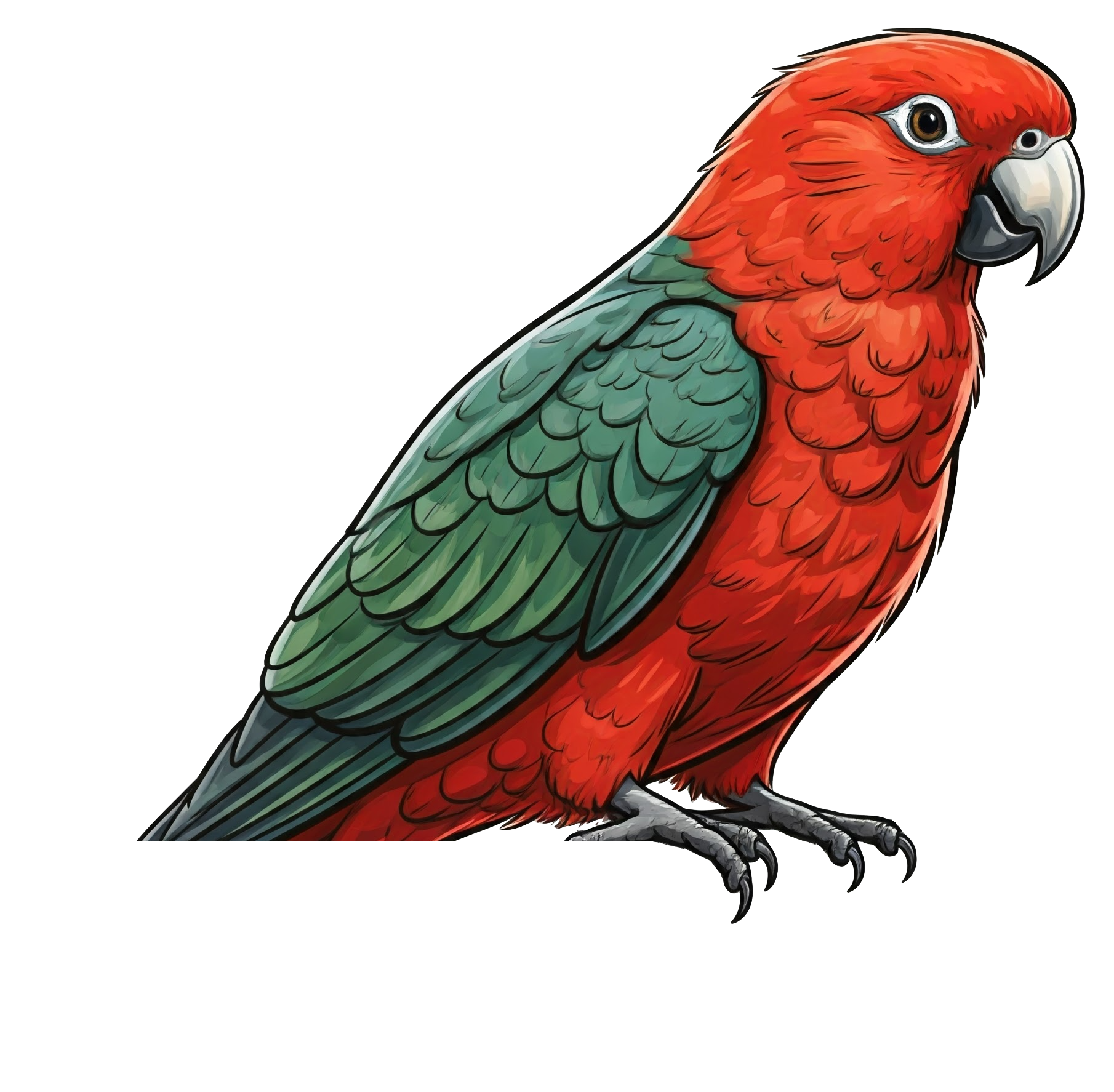 kate_donnelly_parrot_sitting